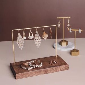 Wood Earrings Organizer